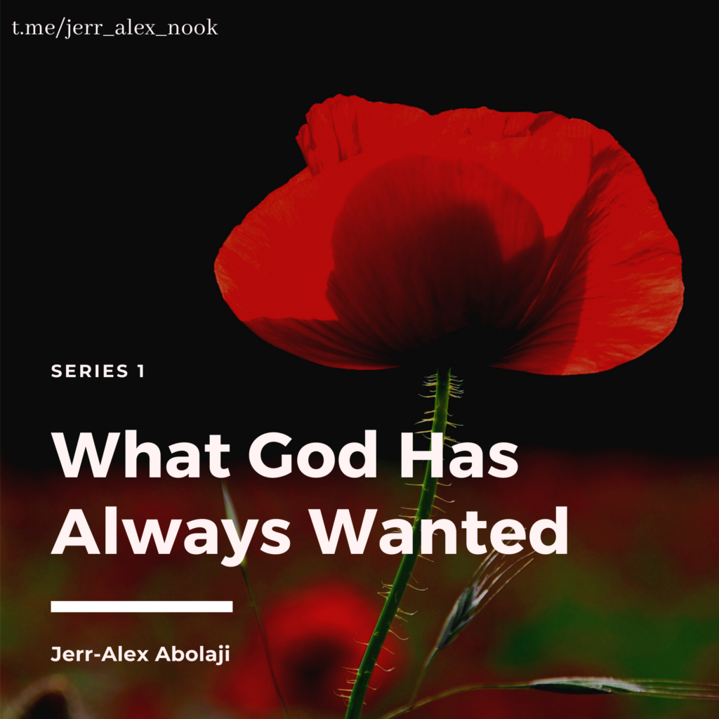 Cover of the teaching What God Has Always Wanted