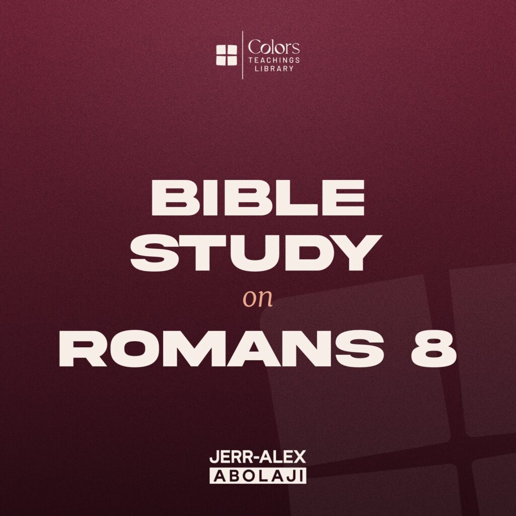 Cover of the teaching Bible Study on Romans 8