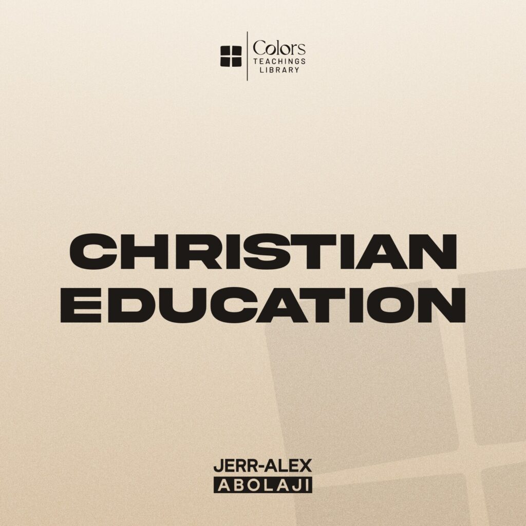 Cover of the teaching Christian Education