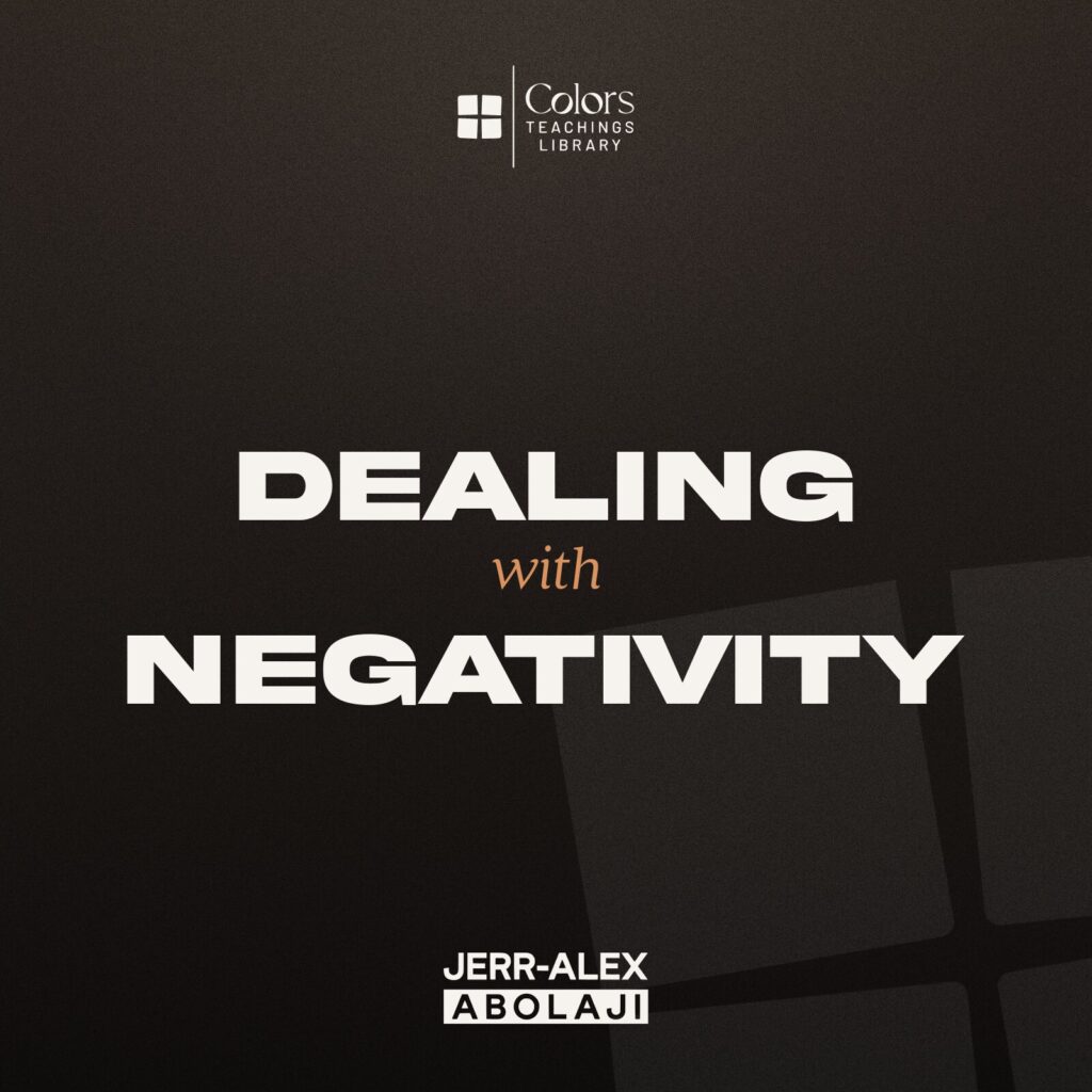 Cover of the teaching Dealing with Negativity