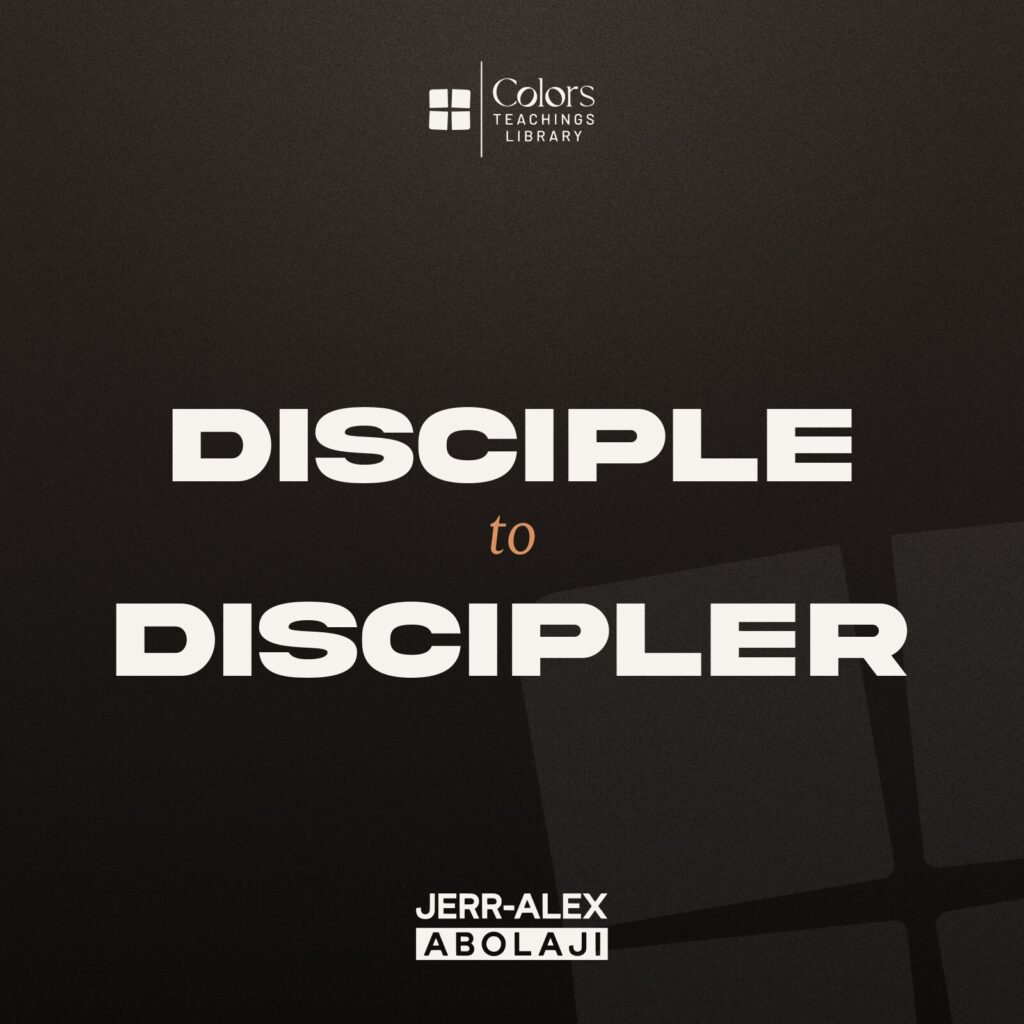 Cover of the teaching Disciple to Discipler