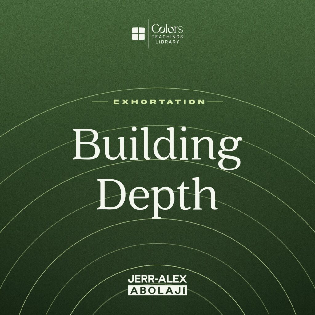 Cover of the teaching Building Depth
