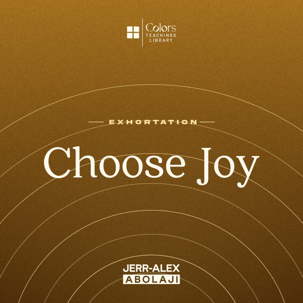 Cover of the teaching Choose Joy