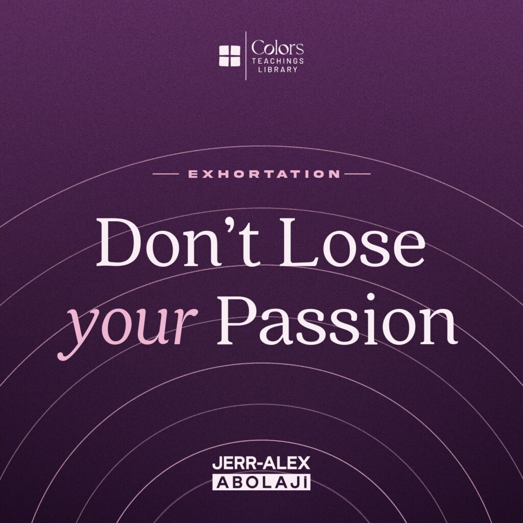 Cover of the teaching Don’t Lose Your Passion