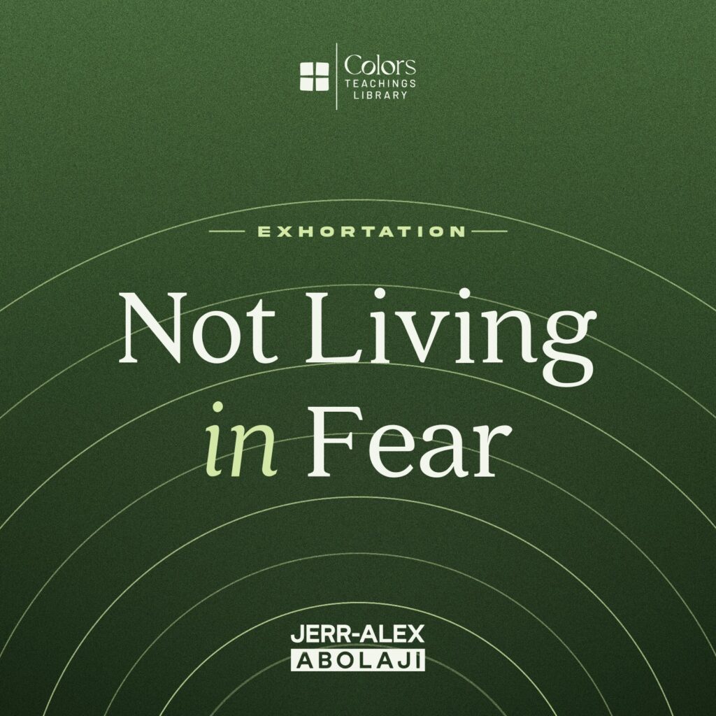 Cover of the teaching Not Living in Fear