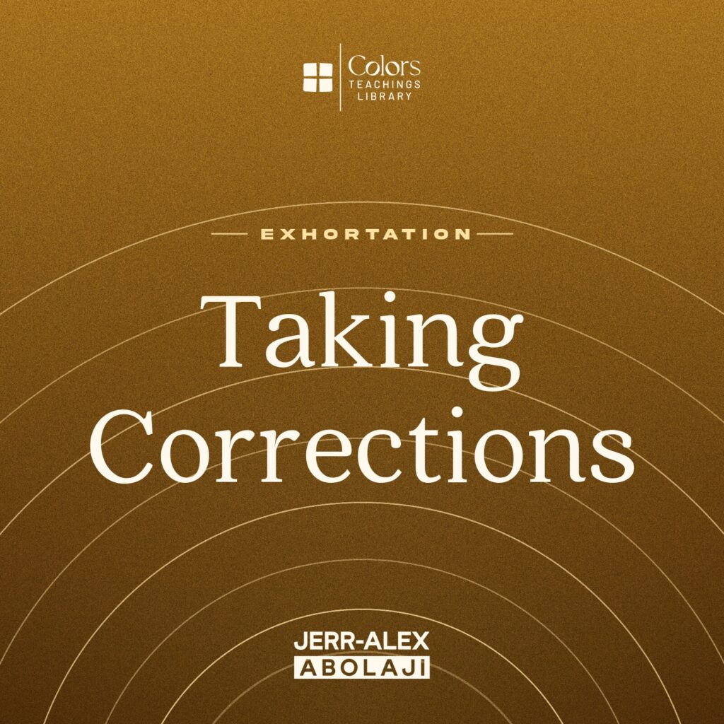 Cover of the teaching Taking Corrections
