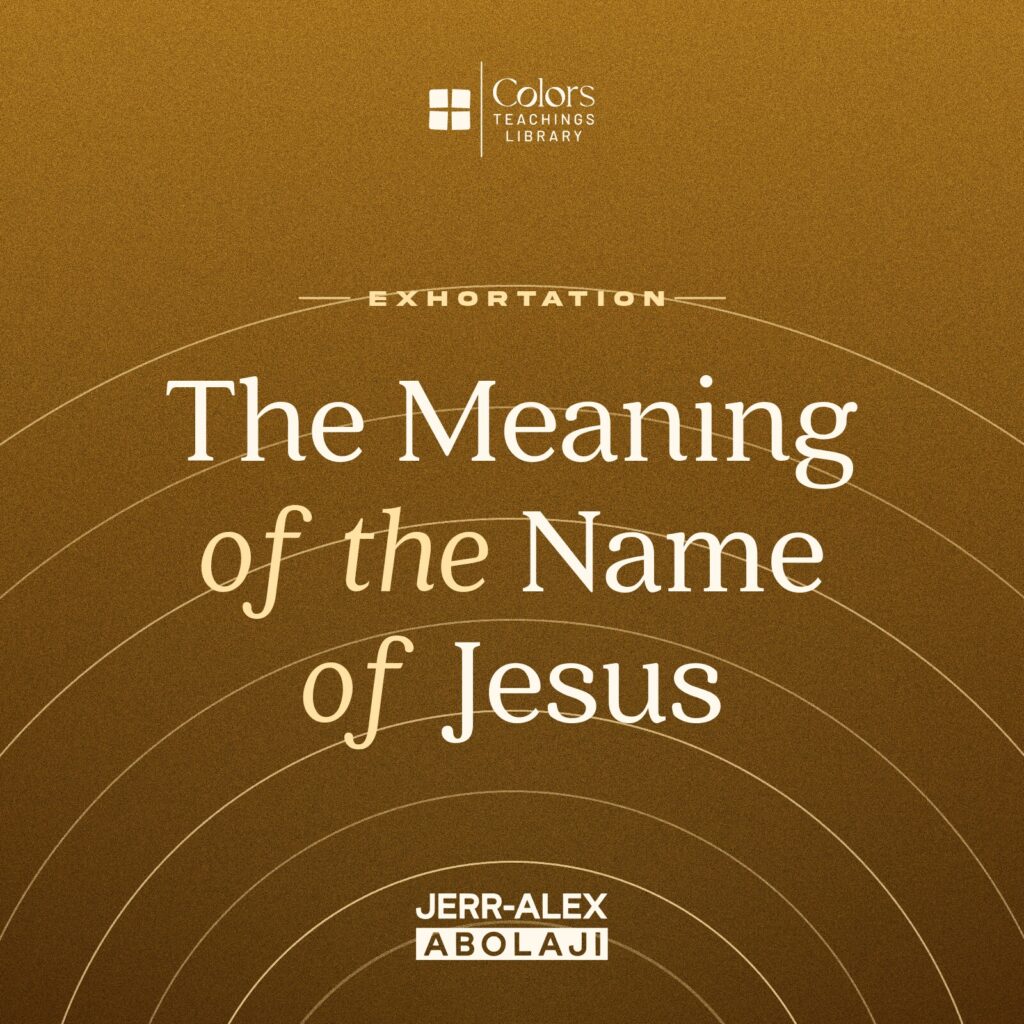 Cover of the teaching The Meaning of the Name of Jesus