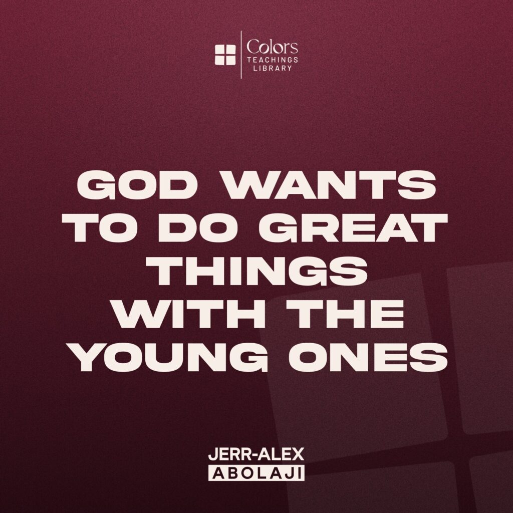 Cover of the teaching God Wants to Do Great Things with the Young Ones