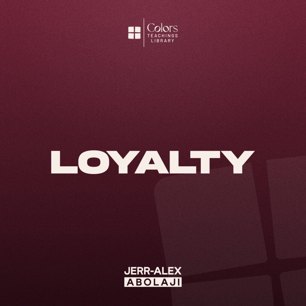 Cover of the teaching Loyalty