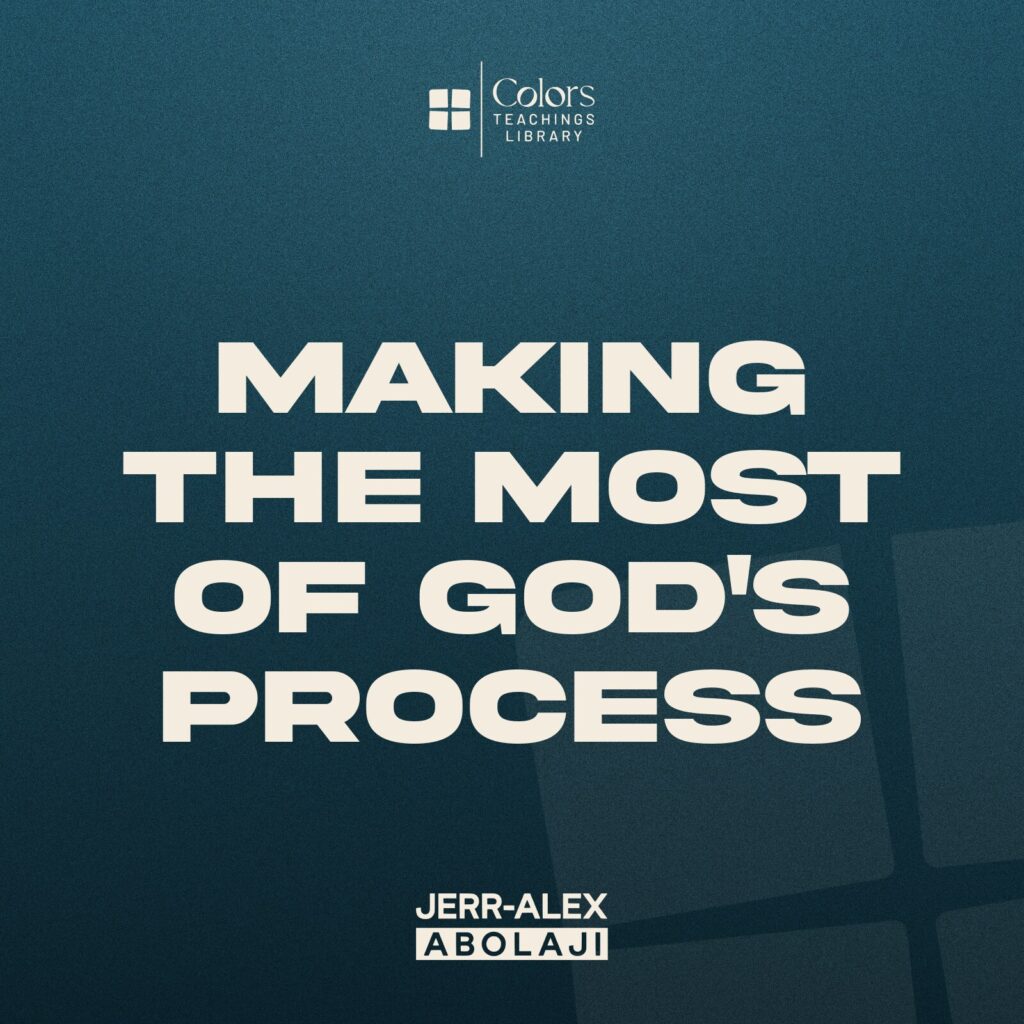 Cover of the teaching Making the Most of God’s Process