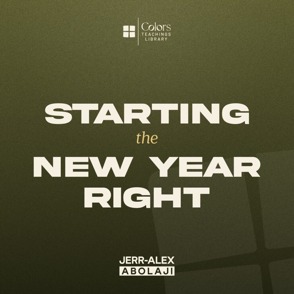 Cover of the teaching Starting the New Year Right