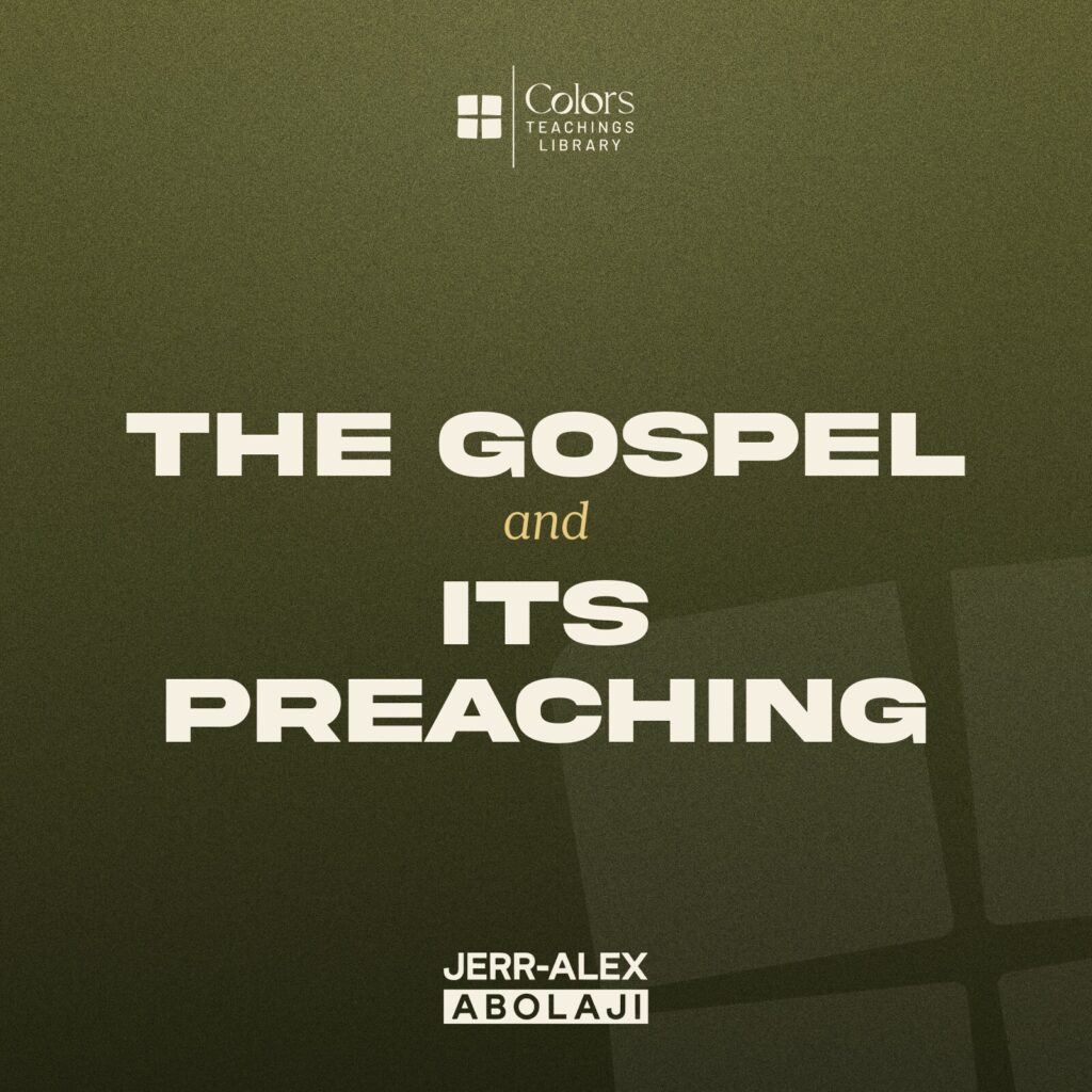 Cover of the teaching The Gospel and Its Preaching