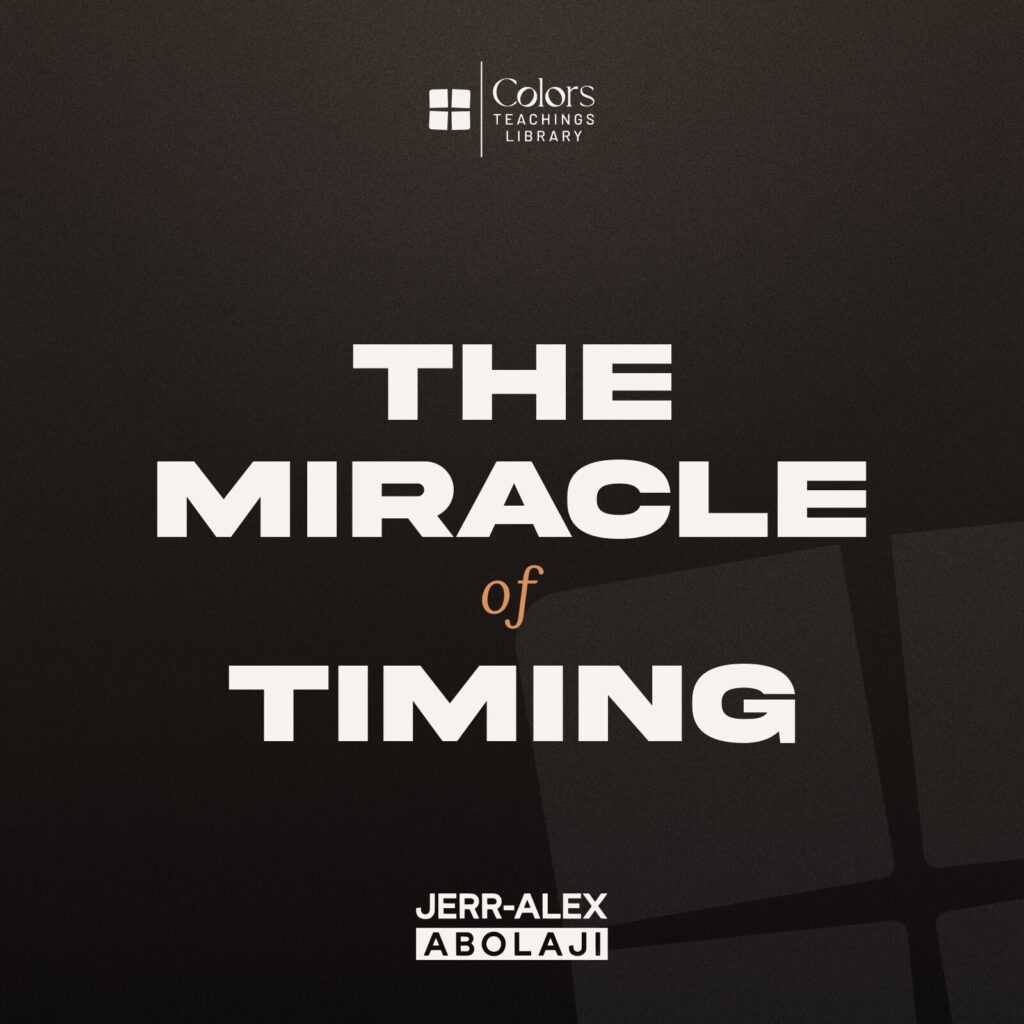 Cover of the teaching The Miracle of Timing