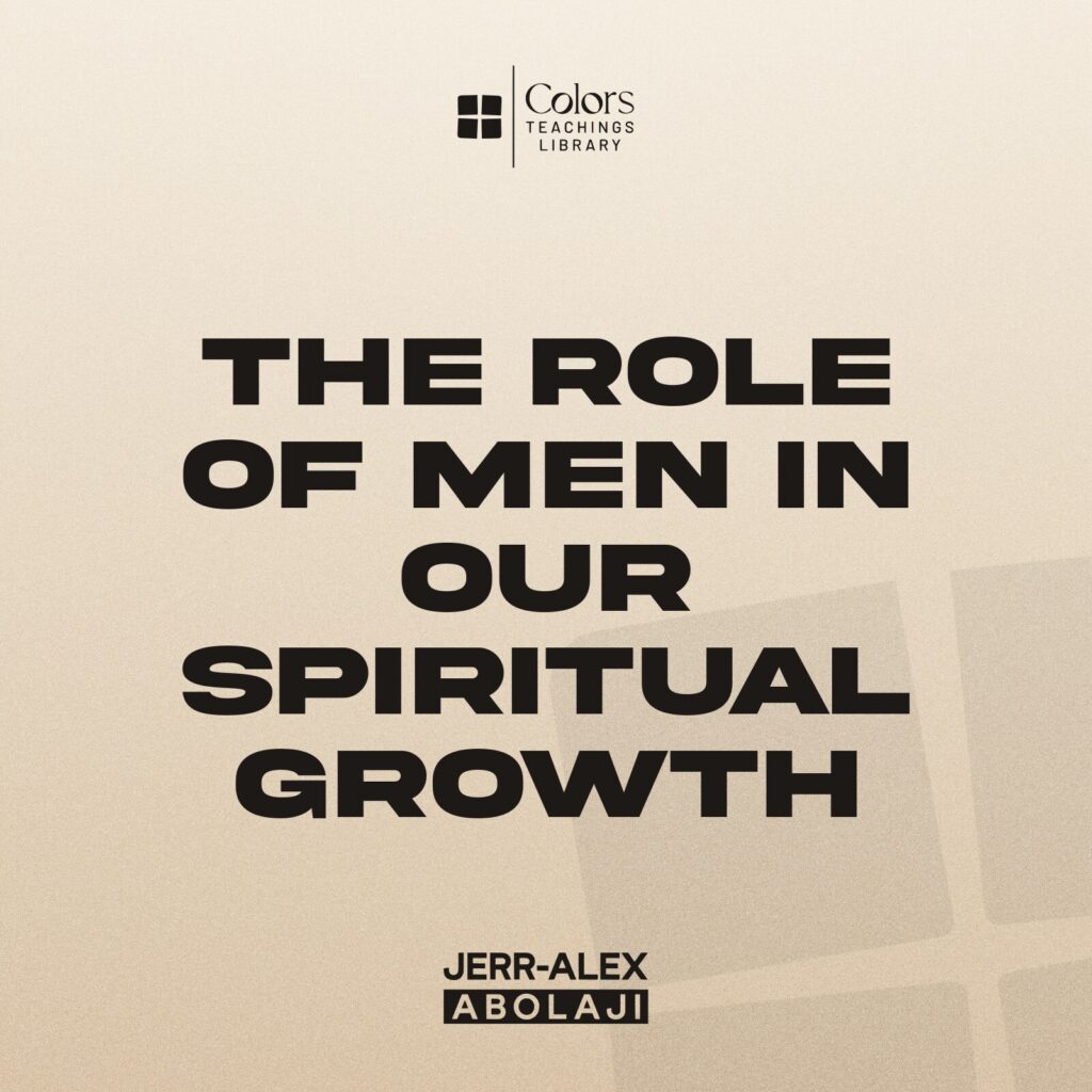 Cover of the teaching The Role of Men in Our Spiritual Growth